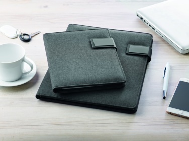 Logotrade promotional products photo of: A4 folder with power bank