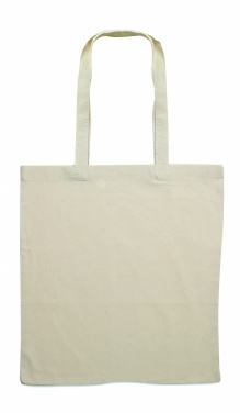 Logo trade promotional giveaways image of: 140gr/m² cotton shopping bag