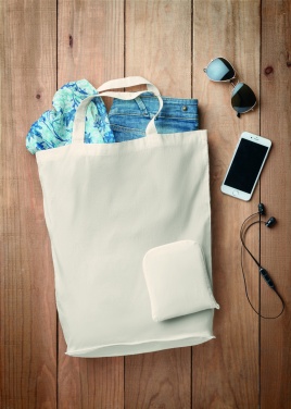 Logo trade promotional gifts image of: 100gr/m² foldable cotton bag