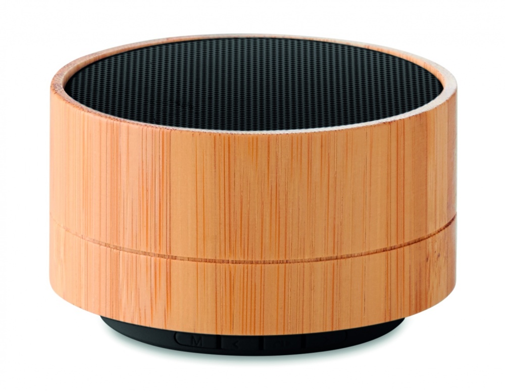 Logotrade promotional merchandise photo of: 3W Bamboo wireless speaker
