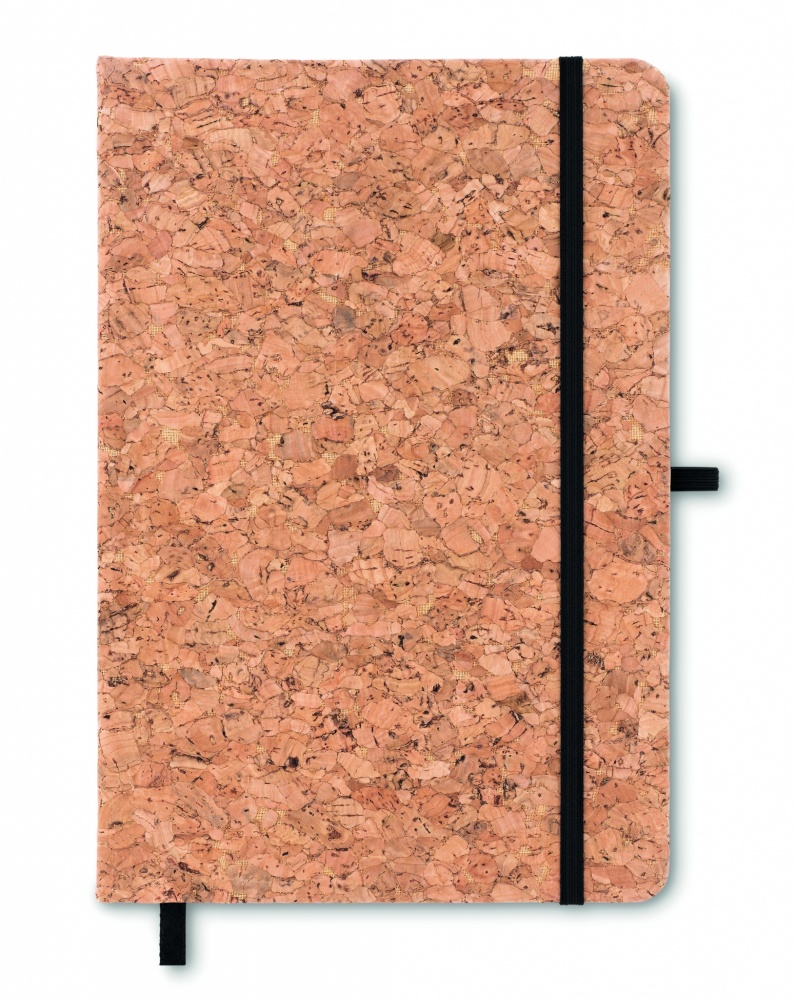 Logotrade promotional item image of: A5 cork notebook 96 lined