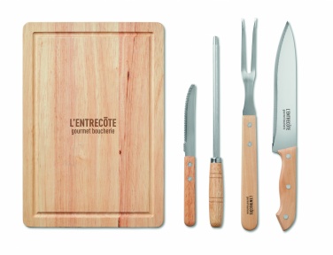 Logo trade promotional items picture of: Set of 4 BBQ Grilling accessori