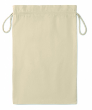 Logo trade corporate gift photo of: Large Cotton draw cord bag 30 x 47 cm