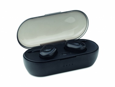Logo trade promotional product photo of: TWS earbuds with charging box