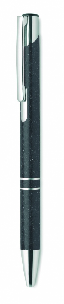 Logotrade promotional giveaway image of: Wheat Straw/ABS push type pen