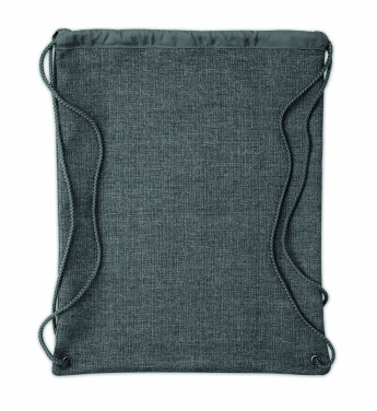 Logotrade business gift image of: 1200D heathered drawstring bag