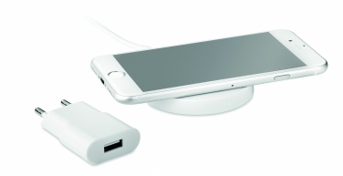 Logo trade promotional item photo of: Wireless charger travel set