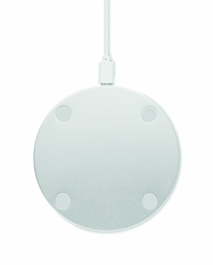 Logo trade corporate gift photo of: Bamboo wireless charger 10W DESPAD