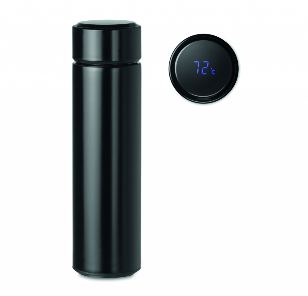Logotrade promotional product picture of: Bottle with touch thermometer