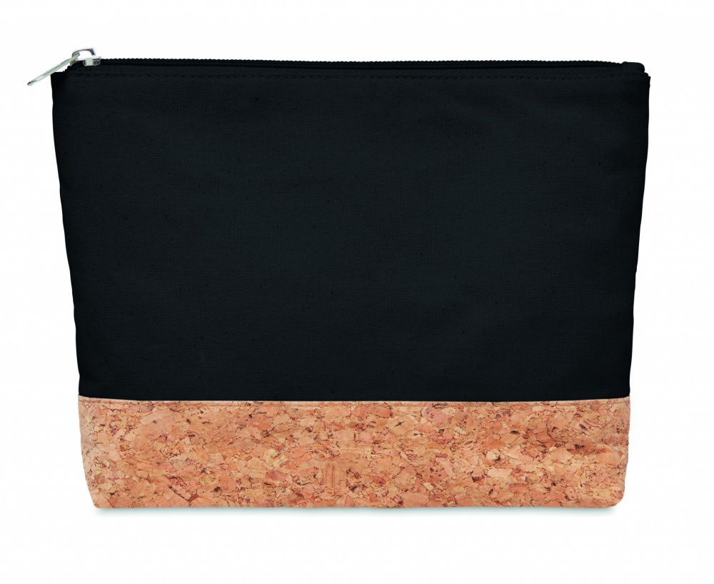 Logotrade promotional gift picture of: Cork & cotton cosmetic bag