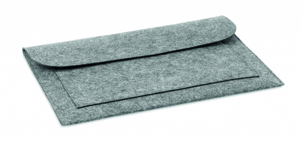 Logotrade promotional item picture of: 15 inch Felt laptop pouch