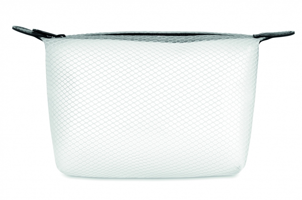 Logo trade business gifts image of: Mesh EVA toiletry bag