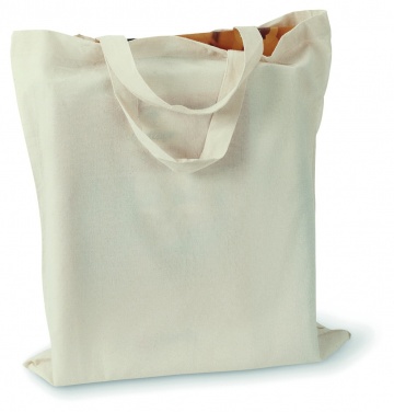 Logo trade business gifts image of: 140gr/m² cotton shopping bag
