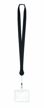 Logo trade promotional giveaways picture of: Lanyard retractable clip