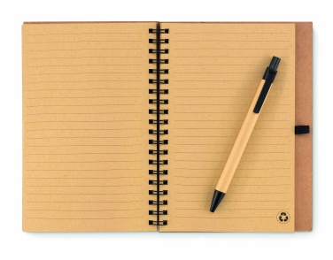 Logotrade promotional item image of: Cork notebook with pen