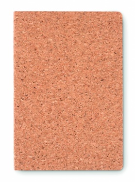 Logo trade promotional products picture of: A5 cork notebook 96 lined