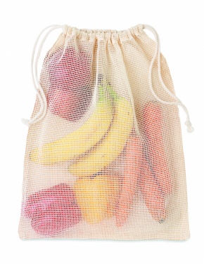 Logo trade promotional giveaways picture of: 140gr/m²cotton food bag