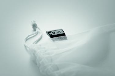 Logo trade business gifts image of: Mesh RPET food bag