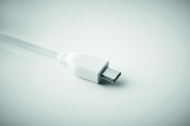 Logo trade corporate gifts picture of: Bamboo 3-in-1 cable