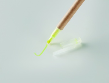 Logotrade promotional gift picture of: 2 in 1 carton pen highlighter