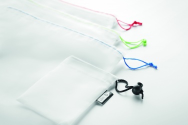 Logo trade corporate gifts image of: Set of 3 RPET mesh food bags