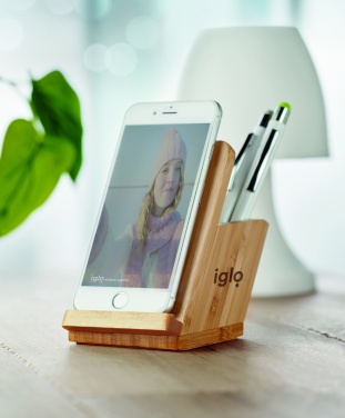 Logo trade corporate gift photo of: Wireless charger pen holder 5W BAICOI