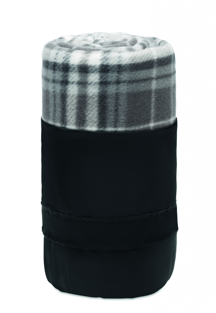 Logotrade promotional giveaway picture of: RPET fleece travel blanket