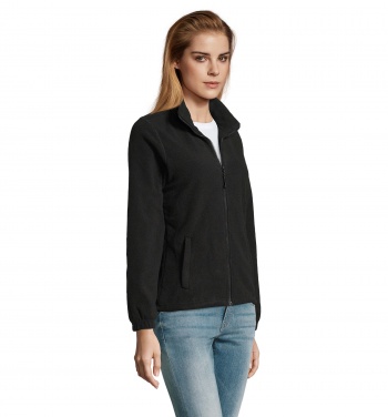 Logo trade promotional merchandise image of: NORTH WOMEN ZIPPED FLEECE