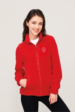 Logo trade promotional merchandise image of: NORTH WOMEN ZIPPED FLEECE