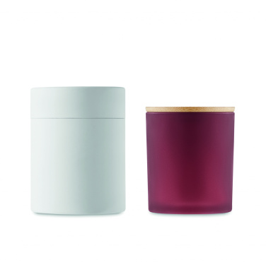 Logo trade corporate gifts image of: Plant based wax candle 200 gr