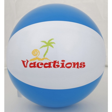Logo trade advertising products picture of: Bicolour beach ball KEY WEST