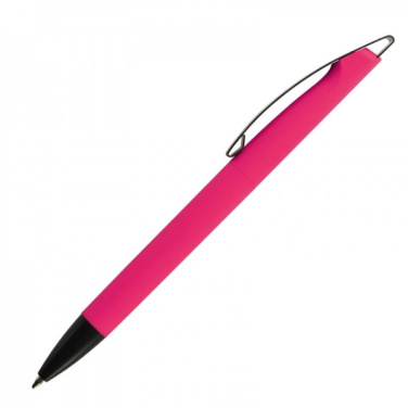 Logotrade advertising product image of: Metal ballpen soft touch BRESCIA