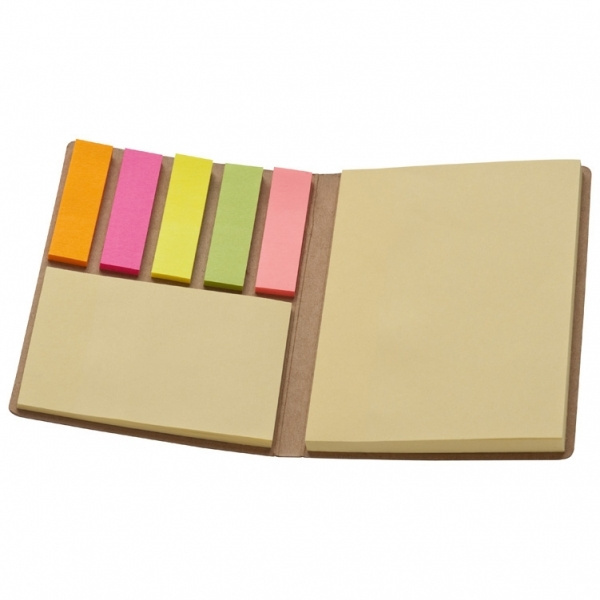 Logo trade promotional merchandise picture of: Adhesive note pad BURLINGTON