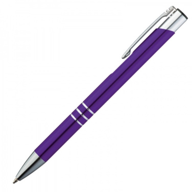 Logo trade corporate gift photo of: Metal ballpen ASCOT