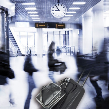 Logo trade promotional products image of: Bag holder for trolleys ARMANT