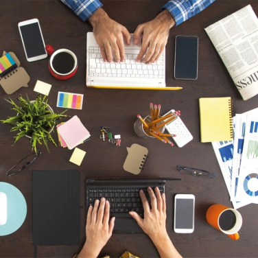 Logo trade business gift photo of: A5 note book KIEL