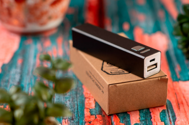 Logotrade corporate gift picture of: Metal power bank PORT HOPE 2200mAh