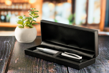 Logo trade promotional items picture of: Metal ballpen CHESTER