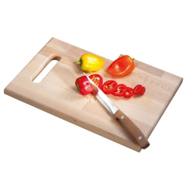 Logotrade advertising product picture of: Wooden board with knife LIZZANO