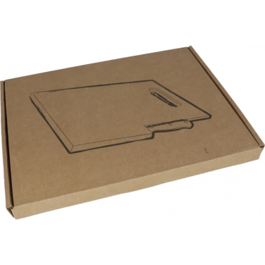 Logo trade promotional giveaway photo of: Wooden board with knife LIZZANO