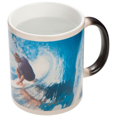 Logotrade promotional merchandise photo of: Colour-changing sublimation mug SIRMIONE 300 ml