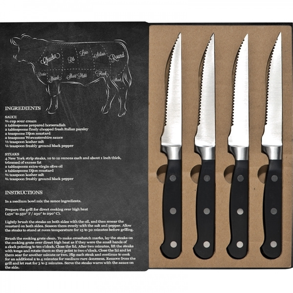 Logotrade promotional item picture of: Steak knife set LONDON