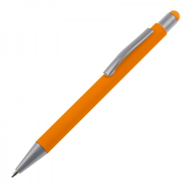 Logo trade promotional gifts picture of: Metal ballpen touch pen soft touch SALT LAKE CITY