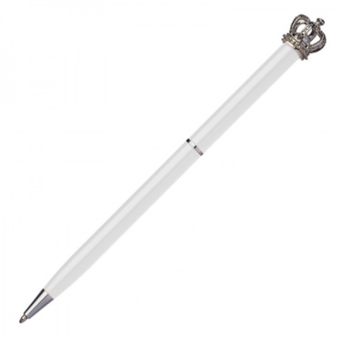 Logo trade promotional gifts image of: Metal ballpen KINGS PARK
