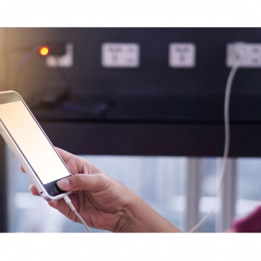 Logo trade corporate gifts image of: Travel adapter PERU