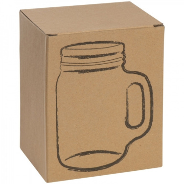 Logotrade corporate gift picture of: Drinking glass with handle and lid TREVISO 450 ml