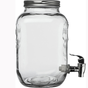 Logotrade promotional merchandise photo of: Set drink dispenser and glasses ACAPULCO