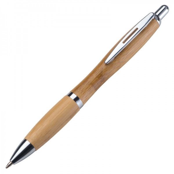 Logo trade promotional gifts picture of: Wooden ballpen BRENTWOOD