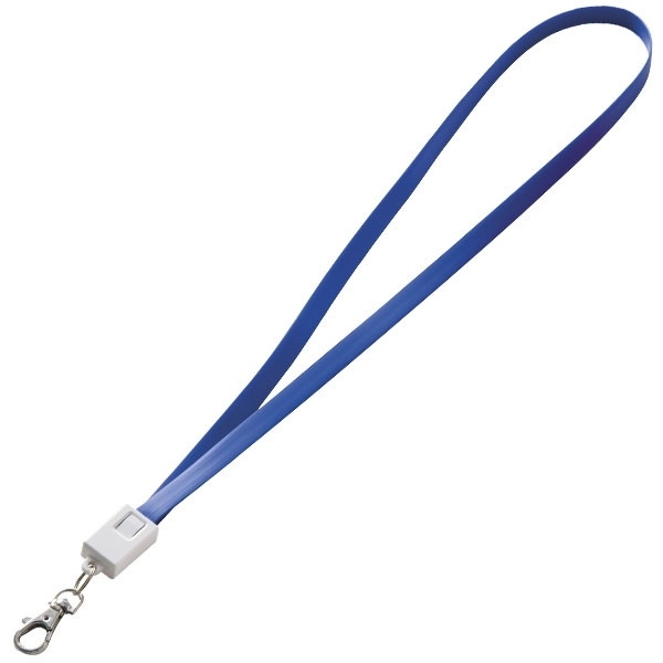Logotrade promotional giveaway picture of: Lanyard with usb cable LE PORT