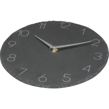 Logotrade business gift image of: Slate wall clock GRAZ